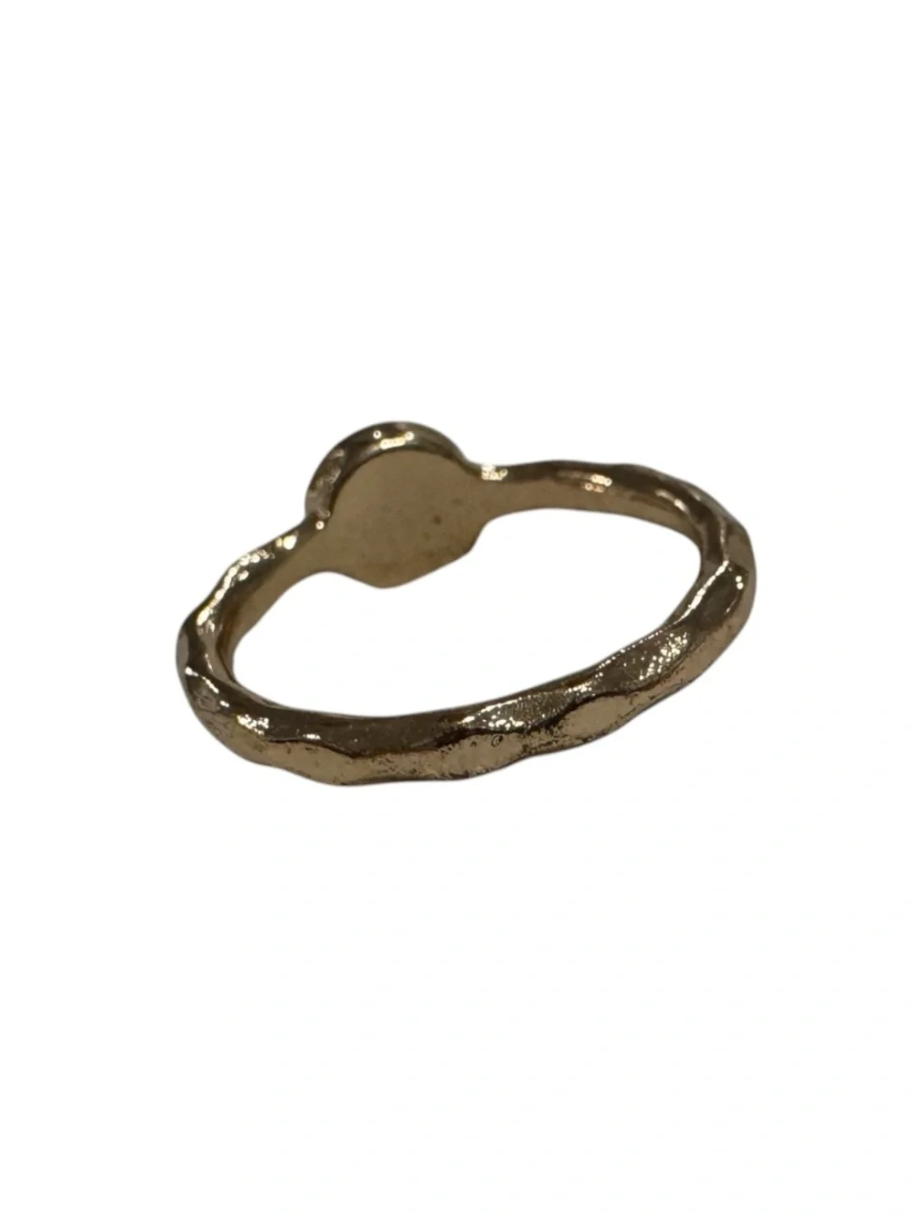 Gold Ring with Turquoise Stone - Elegant Women's Jewelry